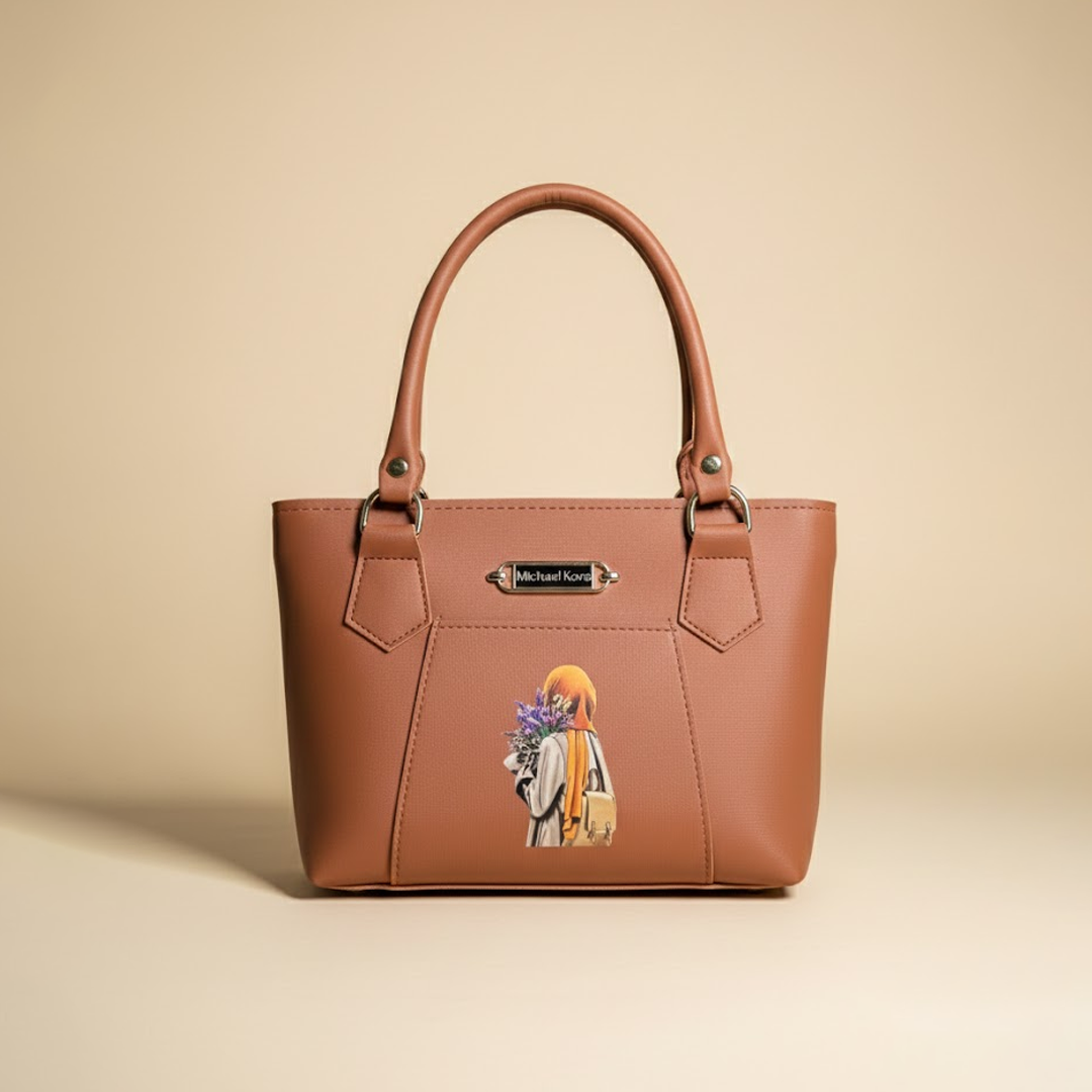 Graphic Art Top-Handle Handbag 024