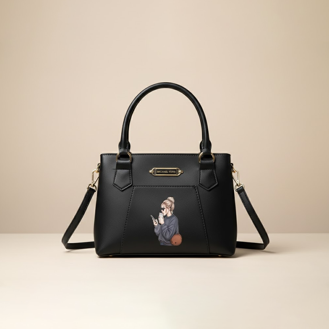 Michael Kors Graphic Art Top-Handle Handbag 025