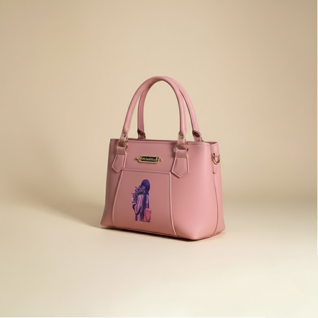 Graphic Art Top-Handle Handbag 020