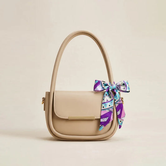 The Aesthetic Ivory Flap Bag Beig 051
