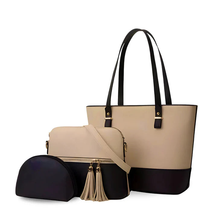 Women's Luxury 3-in-1 Tote and Crossbody Bag Combo 033
