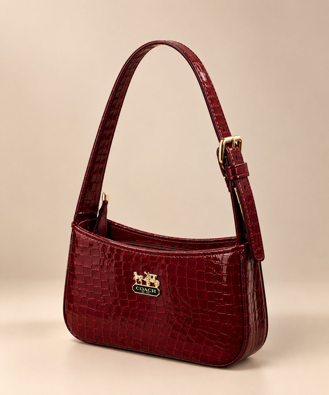 C-C Crocodile Embossed