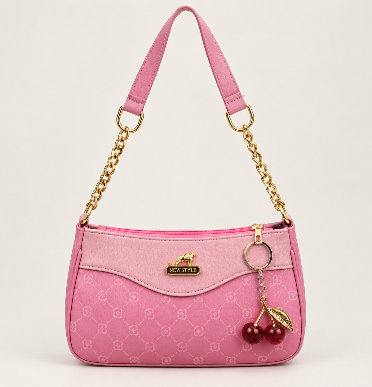 NewStyle Fashion Cherry Charm Shoulder Bag