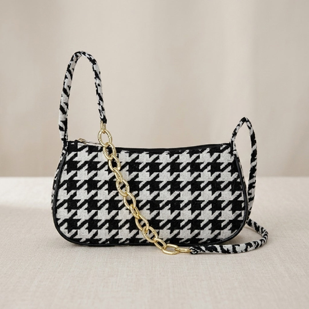 Black & White Houndsooth 003