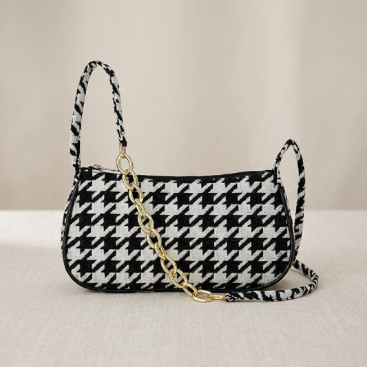 Black & White Houndsooth 003